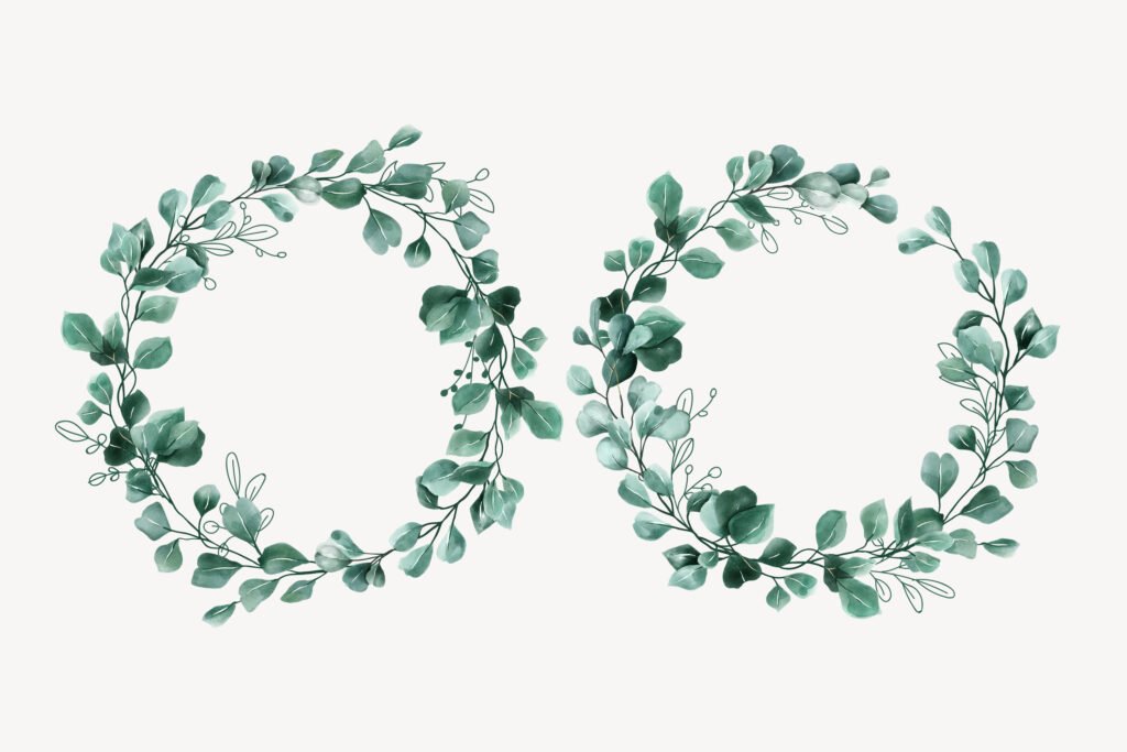 leaf wreath for thanks giving