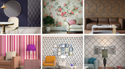 different types of wallpaper patterns for home