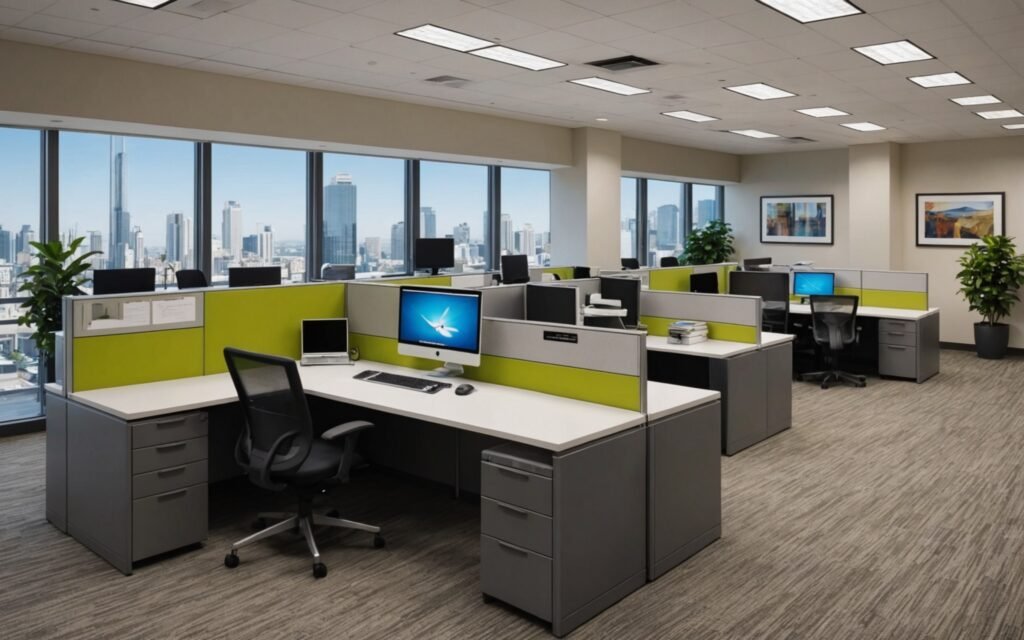 cubicle workspace 