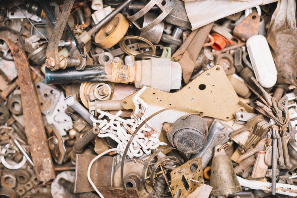 scrap metal for recycling