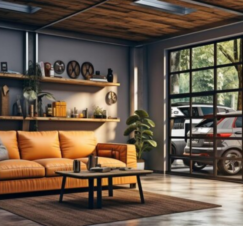 garage transformation into living space