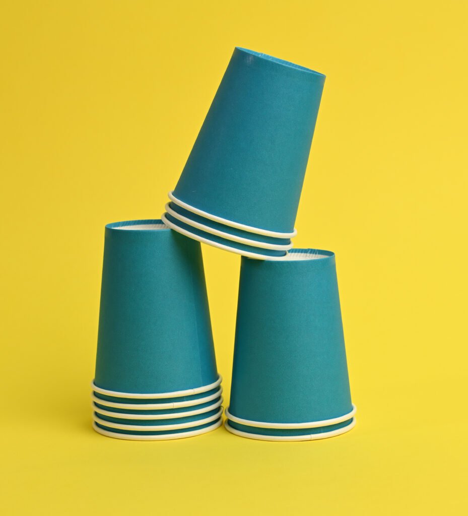Geometric Paper Bowls craft ideas
