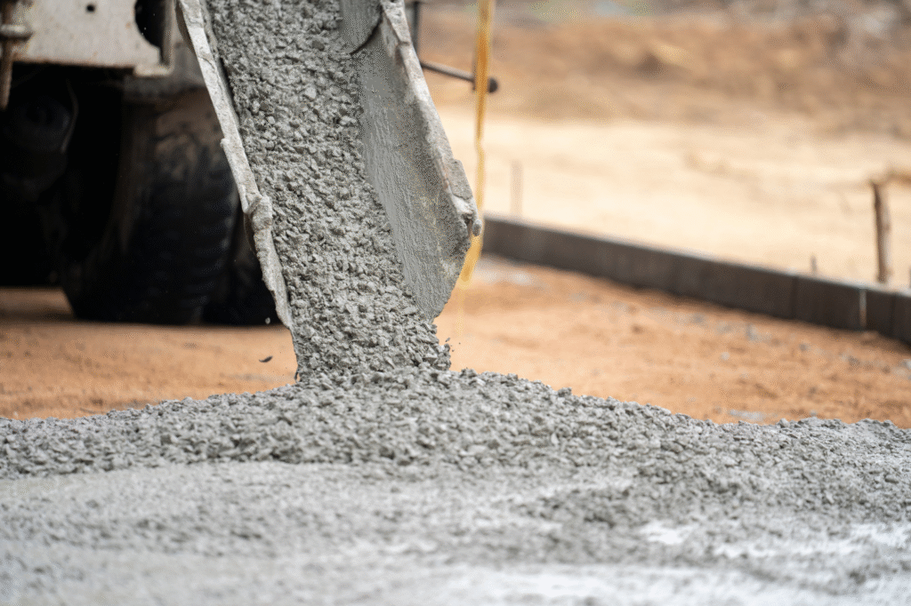 concrete most common building material
