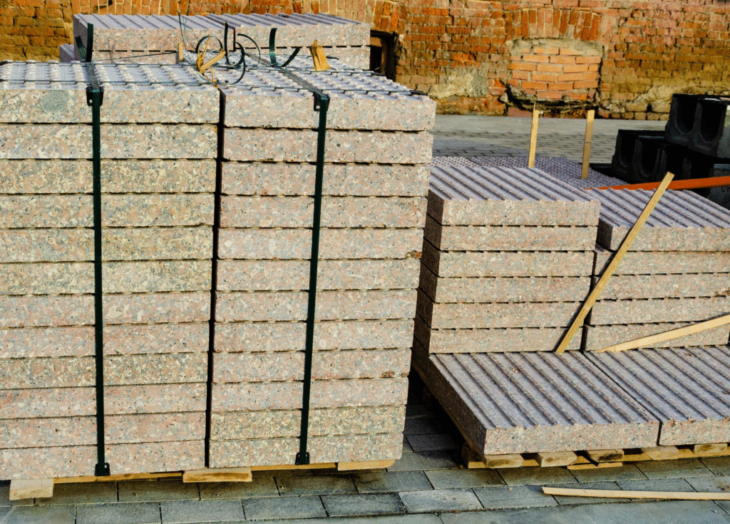 stone most commonly used building material
