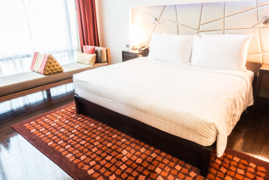bedroom frame and mattress