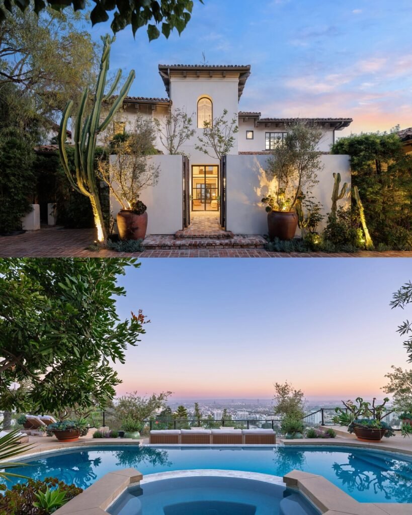 brad pitt's gorgeous new $12 million home in holywood hills