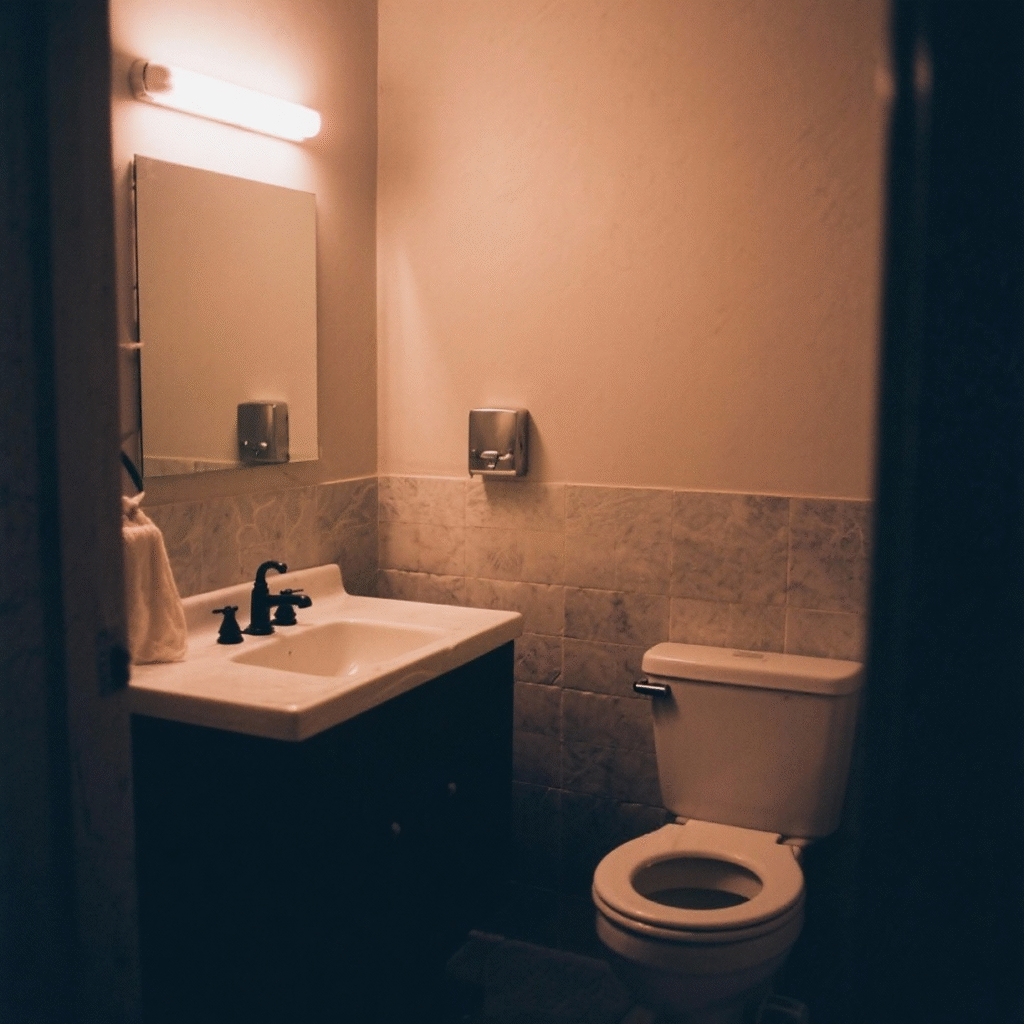 Opting for the wrong color temperature for bathroom lighting