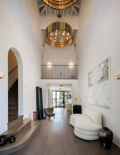 brad pitts new house interior 