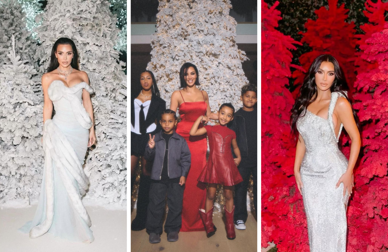 Kim Kardashian’s Christmas decorations