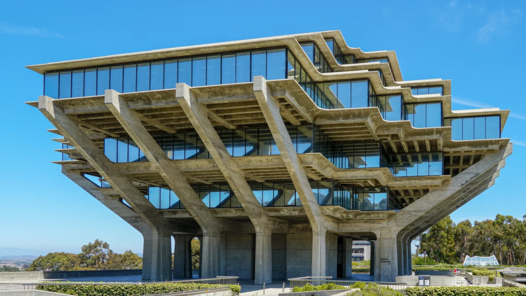 Brutalism emerged following World War II