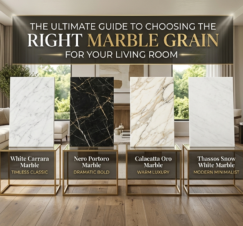 Right Marble Grain for Your Living Room