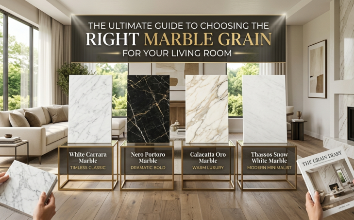 Right Marble Grain for Your Living Room