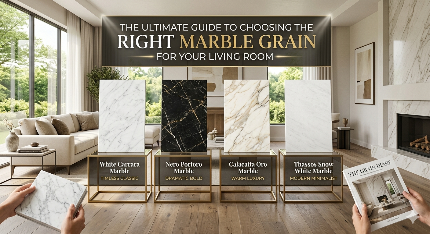 Right Marble Grain for Your Living Room