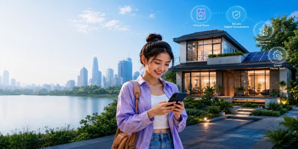 Gen Z using smartphone for smart home buying