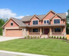 Modern custom home exterior