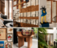 Anamika Khanna-inspired Indian fashion designer’s home interior featuring traditional artwork, handcrafted wooden décor, sculptures, and lush greenery.