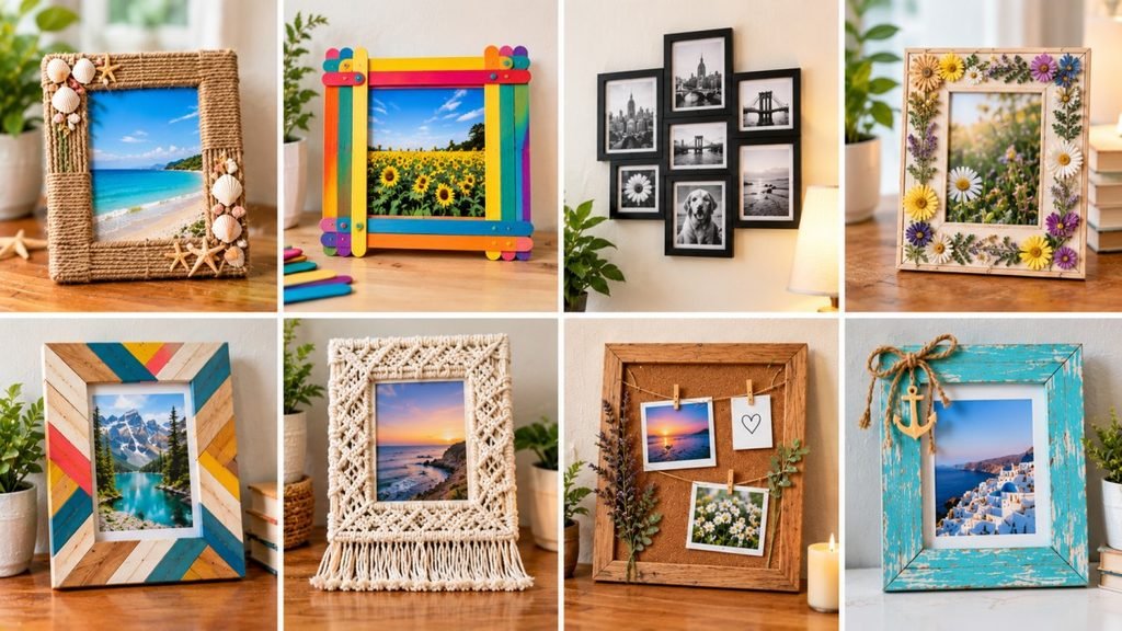 8 DIY Picture Frame Crafts